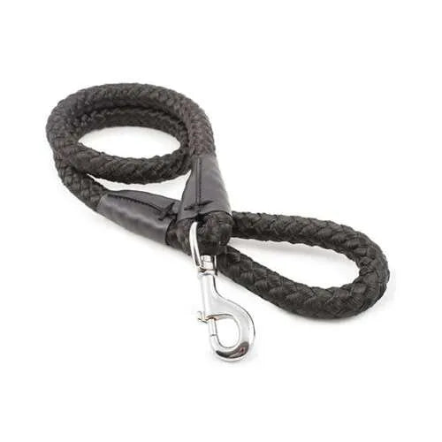 Ancol Nylon Super Rope Lead Black 20mm