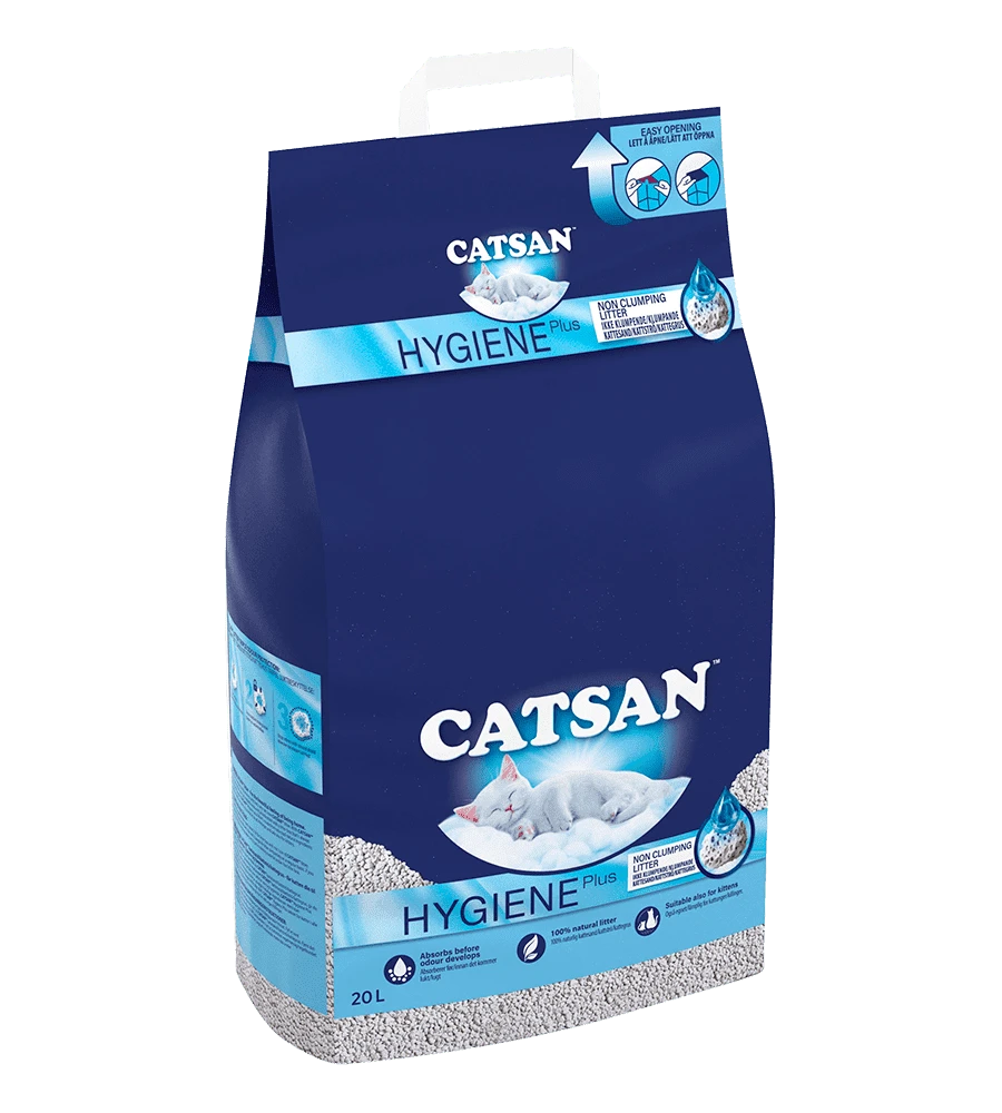 Catsan Hygiene Plus Non-clumping Cat Litter 20 Litre