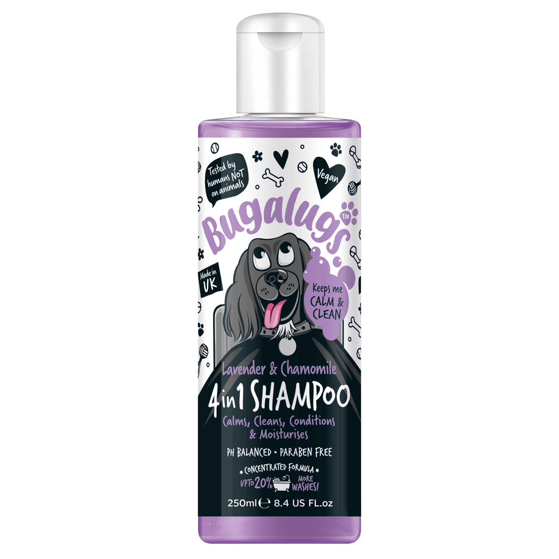 Bugalugs Lavender & Chamomile Shampoo 250ml