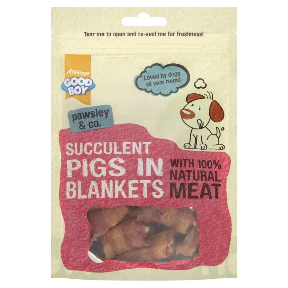 Good Boy Pigs In Blankets Dog Treat 80g