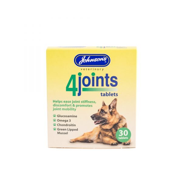 Johnsons 4joints Pet Vitamins & Supplements For Cats and Dogs 30 Tablets