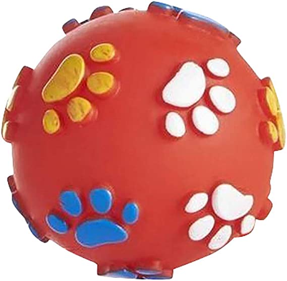 Sharples Squeaky Paw Ball Dog Toy