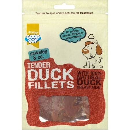 Good Boy Tender Duck Fillets Dog Treat 80g