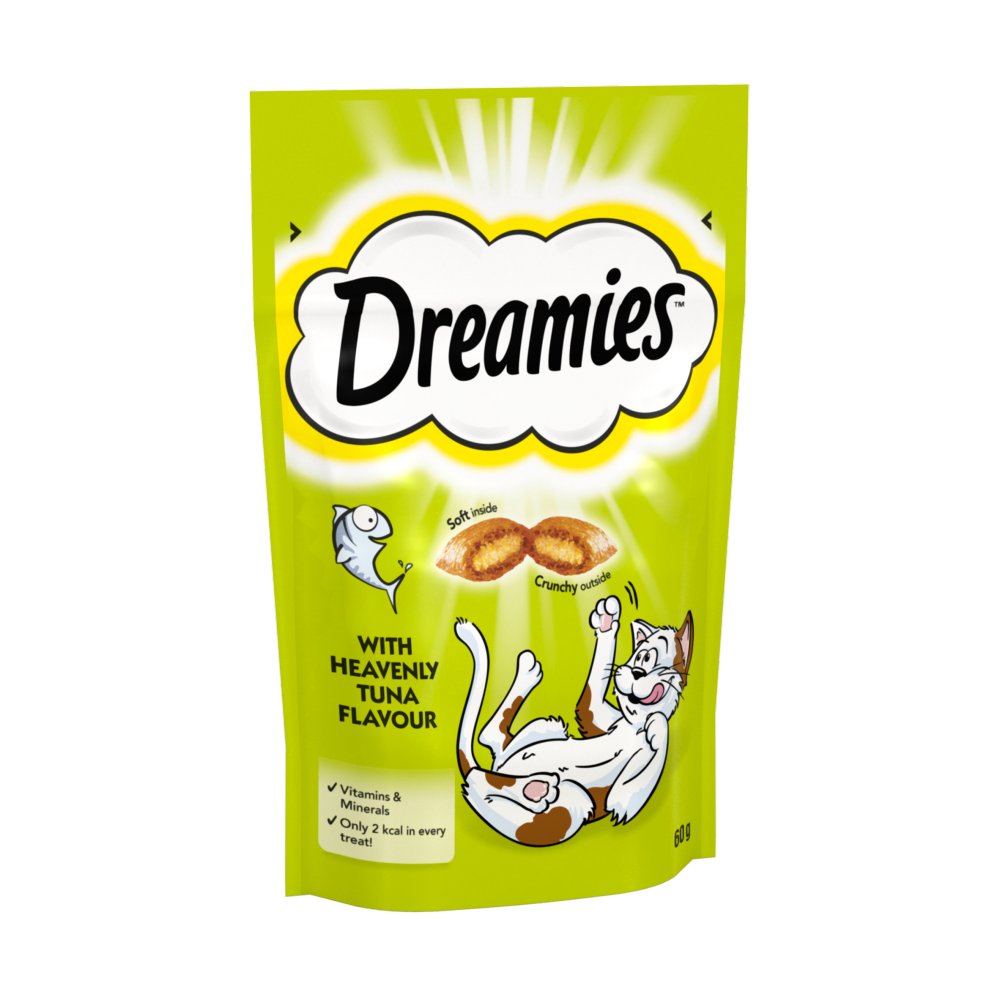 Dreamies Cat Treat Biscuits with Tuna Flavour 60g