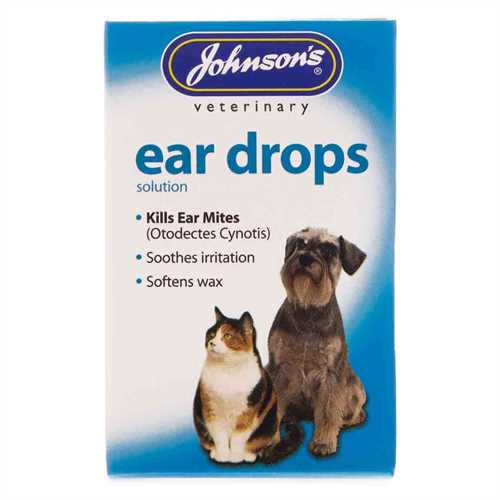Johnsons Ear Drops For Dogs and Cats 15ml