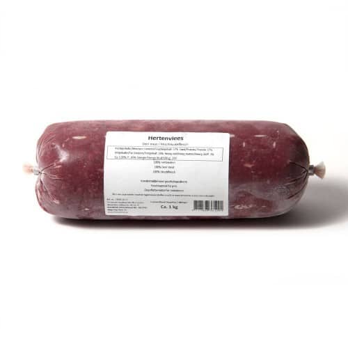 Kiezebrink Deer Meat Minced Raw Dog Food 500g