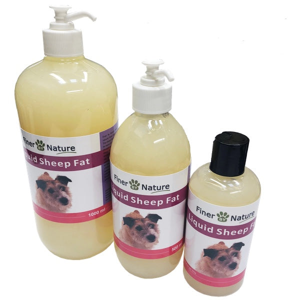 Finer By Nature Liquid Sheep Fat Dog Pet Vitamins & Supplements