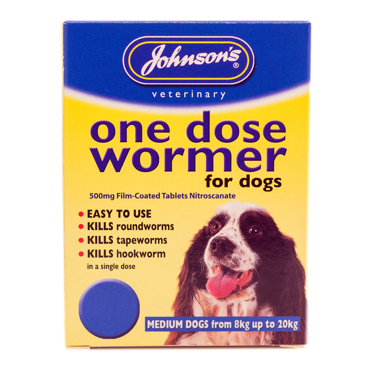 Johnsons One Dose Easy Wormer For Puppies & Dogs