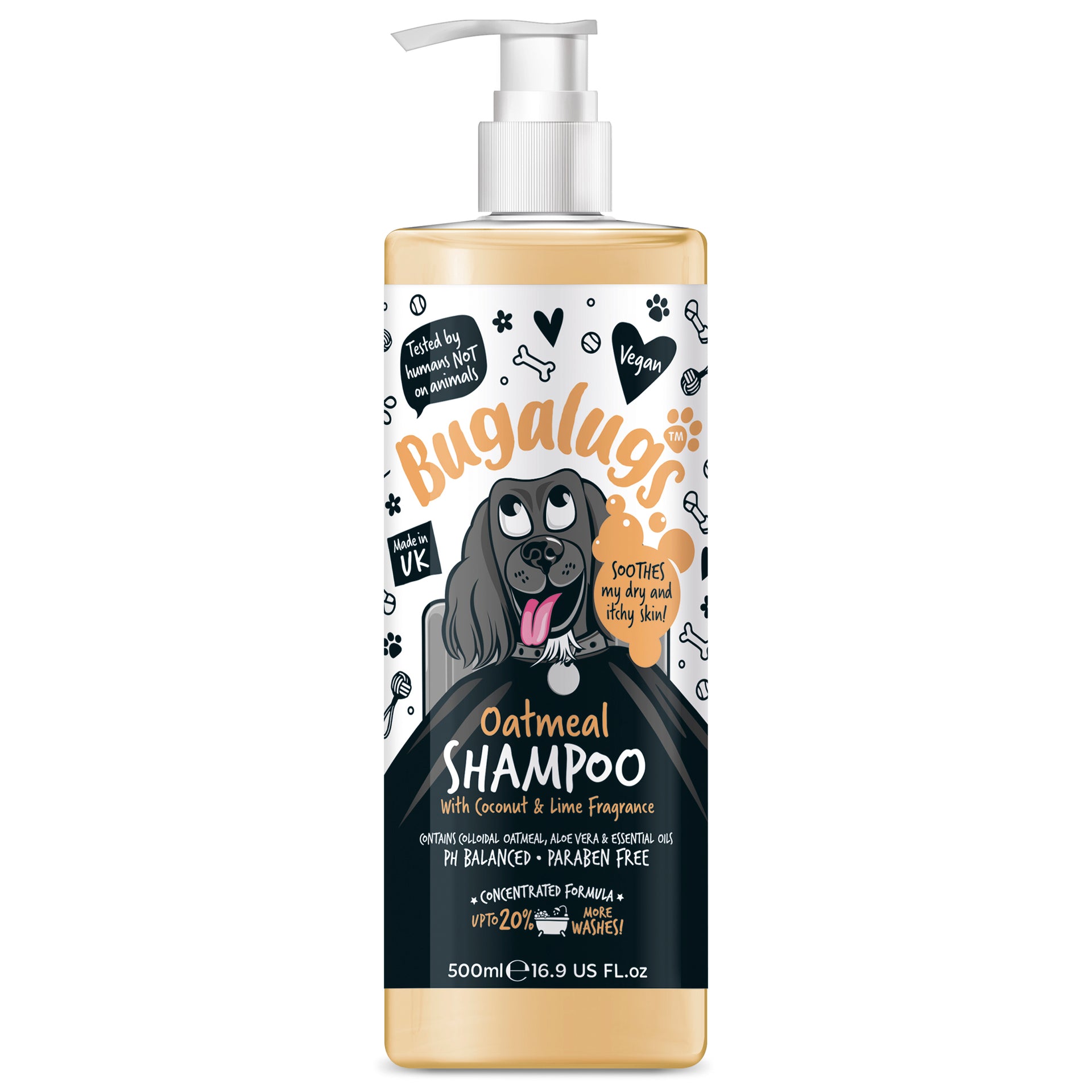 Bugalugs Oatmeal Dog Grooming Shampoo