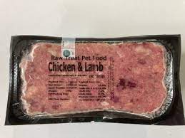 Raw Treat Pet Food RTPF Chicken and Lamb 80 10 10 Raw Dog Food 500g