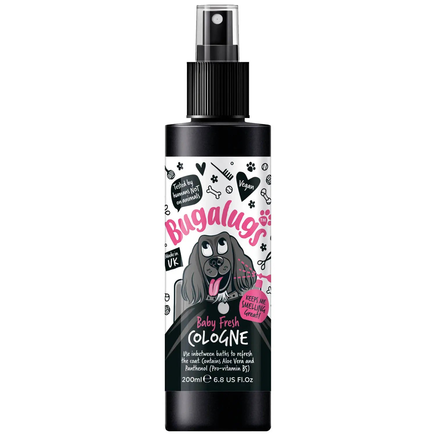 Bugalugs Baby Fresh Dog Grooming Cologne 200ml