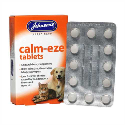 Johnsons Calm-eze Pet Vitamins & Supplements For Cats and Dogs 36 Tablets