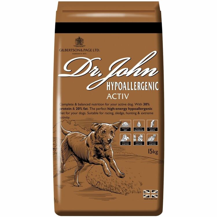 Dr John Hypoallergenic Activ Dry Dog Food 15kg