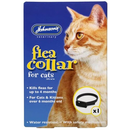 Johnson's Cat Flea Collar Flea Guard Waterproof Plastic