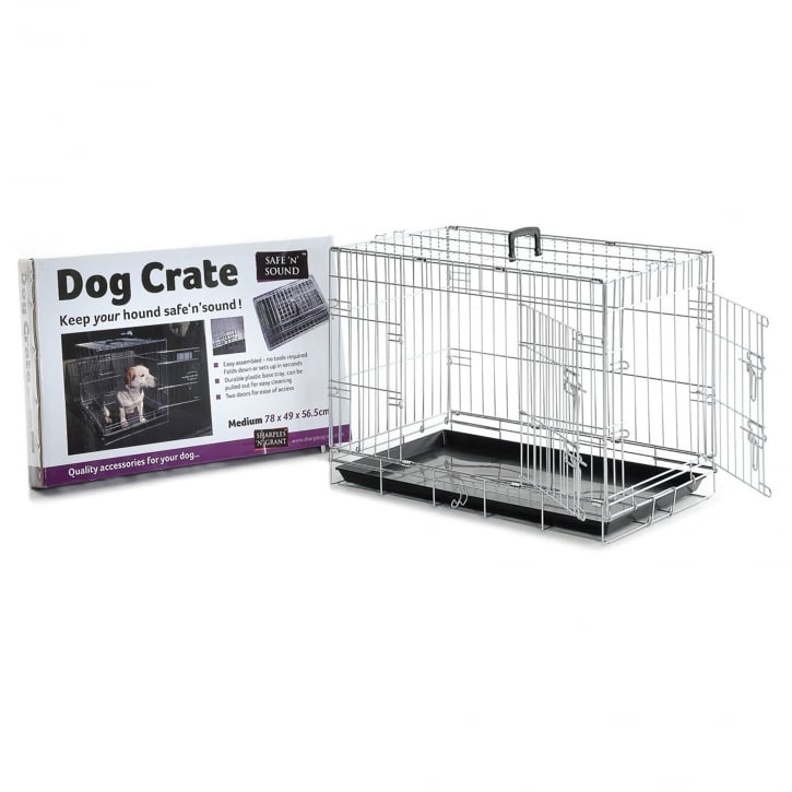 Sharples Dog Crate 2 Door with Opening