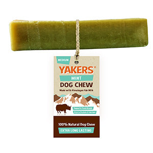 Yakers Mint Chew Dog Treat Medium