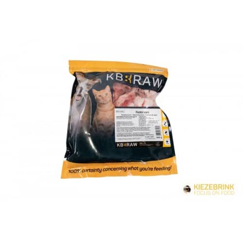 Kiezebrink Rabbit Ears Raw Dog Food 500g