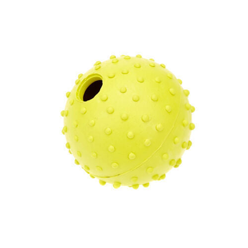 Classic Pimple Ball Bell Yellow 2.75" Dog Toy