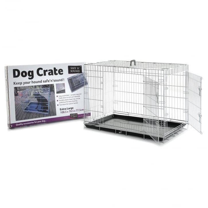 Sharples Dog Crate 2 Door with Opening