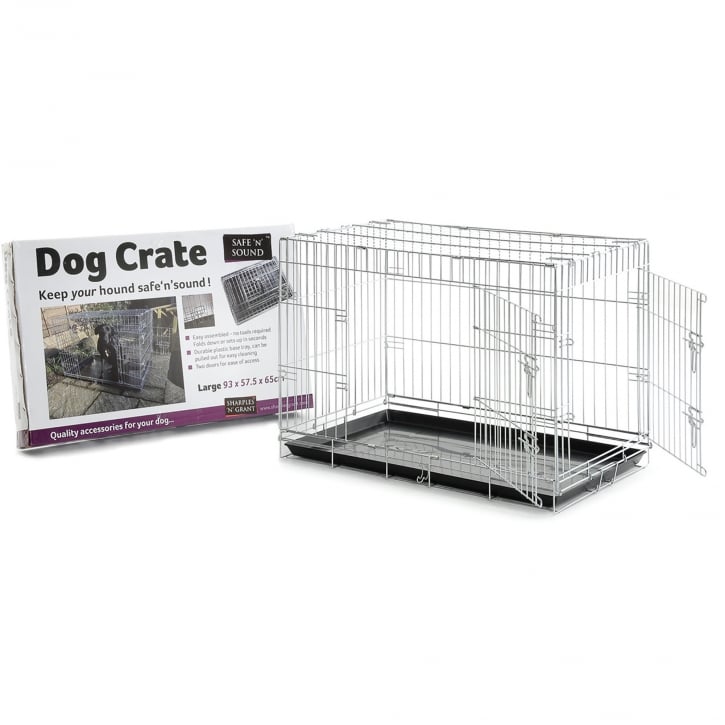 Sharples Dog Crate 2 Door with Opening