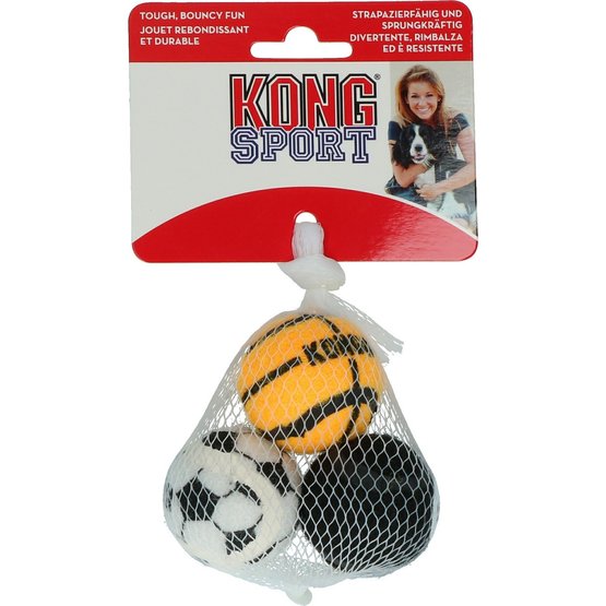 Kong Sports Balls Medium 3 Pack Dog Toy